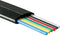 Telefoonkabel 6-aderig op rol - CU koper (AWG30) / zwart - 100 meter