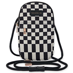 Telefoontasje - Checker Black