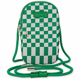 Telefoontasje - Checker Green