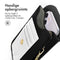 Telefoontasje Crossbody Elegance - Kunstleer - Zwart