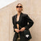 Telefoontasje Crossbody Elegance - Kunstleer - Zwart