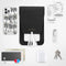 Telefoontasje Crossbody Elegance - Kunstleer - Zwart