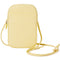 Telefoontasje Crossbody Sports - Kunstleer - Geel