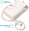 Telefoontasje Dames Crossbody - iMoshion Vegan Lederen Telefoontasje Crossbody - Universeel Schoudertasje telefoon - Wit