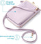 Telefoontasje Dames Crossbody - iMoshion Vegan Lederen Telefoontasje Crossbody - Universeel Schoudertasje telefoon - Paars