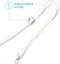 Telefoontasje Dames Crossbody - iMoshion Vegan Lederen Telefoontasje Crossbody - Universeel Schoudertasje telefoon - Wit
