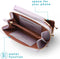 Telefoontasje Dames Crossbody - iMoshion Vegan Lederen Telefoontasje Crossbody - Universeel Schoudertasje telefoon - Paars