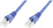 Telegärtner 100007976 RJ45 Netwerkkabel, patchkabel CAT 6A S/FTP 1.00 m Blauw Vlambestendig, Snagless, Vlambestendig, H