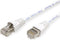 Telegärtner 100007991 RJ45 Netwerkkabel, patchkabel CAT 6A S/FTP 1.00 m Wit Vlambestendig, Halogeenvrij, UL gecertifice