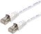 Telegärtner 100007991 RJ45 Netwerkkabel, patchkabel CAT 6A S/FTP 1.00 m Wit Vlambestendig, Halogeenvrij, UL gecertifice