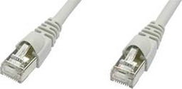 Telegärtner 100008170 RJ45 Netwerkkabel, patchkabel CAT 5e F/UTP 1.00 m Grijs Vlambestendig, Snagless 1 stuk(s)