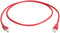 Telegärtner 100008264 RJ45 Netwerkkabel, patchkabel CAT 6A S/FTP 2.00 m Rood Vlambestendig, Snagless, Vlambestendig, Ha