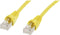 Telegärtner 100008466 RJ45 Netwerkkabel, patchkabel CAT 6A S/FTP 3.00 m Geel Vlambestendig, Snagless, Vlambestendig, Ha