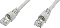 Telegärtner 100008474 RJ45 Netwerkkabel, patchkabel CAT 6A S/FTP 3.00 m Wit Vlambestendig, Snagless, Vlambestendig, Hal