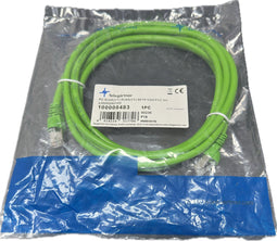 Telegärtner 100008483 RJ45 Netwerkkabel, patchkabel CAT 6 S/FTP 3.00 m Geel, Groen 1 stuk(s)
