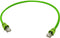 Telegärtner 100008483 RJ45 Netwerkkabel, patchkabel CAT 6 S/FTP 3.00 m Geel, Groen 1 stuk(s)