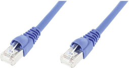 Telegärtner 100008984 RJ45 Netwerkkabel, patchkabel CAT 6A S/FTP 10.00 m Blauw Vlambestendig, Snagless, Vlambestendig,