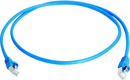 Telegärtner 100009128 RJ45 Netwerkkabel, patchkabel CAT 6A S/FTP 25.00 m Blauw Vlambestendig, Halogeenvrij, UL gecertif