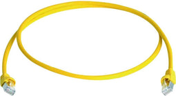 Telegärtner 100009131 RJ45 Netwerkkabel, patchkabel CAT 6A S/FTP 20.00 m Geel Vlambestendig, Halogeenvrij, UL gecertifi