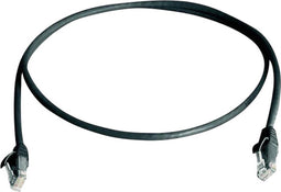 Telegärtner 100009285 RJ45 Netwerkkabel, patchkabel CAT 6 U/UTP 25.00 m Zwart Vlambestendig, Halogeenvrij 1 stuk(s)