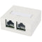 Telegärtner 100022997 Netwerkdoos Opbouw (op muur) CAT 6 Zuiver wit