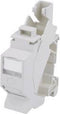 Telegärtner 100023003 Netwerkdoos DIN-rails CAT 6A Lichtgrijs