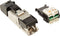 Telegärtner 100023038 RJ45-stekker CAT 6A afgeschermd 100023038 Stekker, recht Aantal polen (sensoren) 8P8C Metaal 1 st