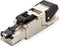 Telegärtner 100023038 RJ45-stekker CAT 6A afgeschermd 100023038 Stekker, recht Aantal polen (sensoren) 8P8C Metaal 1 st