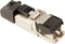 Telegärtner 100023038 RJ45-stekker CAT 6A afgeschermd 100023038 Stekker, recht Aantal polen (sensoren) 8P8C Metaal 1 st