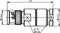 Telegärtner 100023344 100023344 BNC-connector Stekker, recht 50 Ω 1 stuk(s)