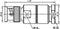 Telegärtner 100023344 100023344 BNC-connector Stekker, recht 50 Ω 1 stuk(s)