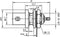 Telegärtner 100023435 100023435 BNC-connector Bus, inbouw verticaal 50 Ω 1 stuk(s)