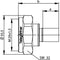 Telegärtner 100024395 100024395 7-16-DIN-connector Stekker, recht 50 Ω 1 stuk(s)