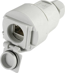 Telegärtner J00020A0437 STX V6 RJ45-koppelingsdoos variant 6 Koppeling, recht Aantal polen: 8P8C Lichtgrijs 1 stuk(s)