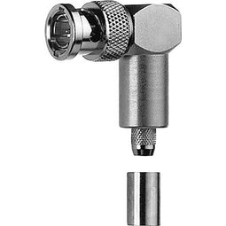 Telegärtner J01000A0024 J01000A0024 BNC-connector Stekker, haaks 50 Ω 1 stuk(s)