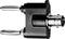 Telegärtner J01008A0620 Meetadapter BNC-bus - Banaanstekker 4 mm, Banaanstekker 4 mm Zwart, Zilver