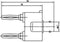 Telegärtner J01008A0620 Meetadapter BNC-bus - Banaanstekker 4 mm, Banaanstekker 4 mm Zwart, Zilver