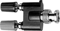 Telegärtner J01008A0627 Meetadapter BNC-stekker - Bus 4 mm, Bus 4 mm Zwart, Rood