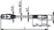 Telegärtner RJ45 (cross) Netwerkkabel Aansluitkabel CAT 6A S/FTP 2.00 m Grijs Vlambestendig, Snagless
