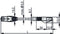 Telegärtner RJ45 (cross) Netwerkkabel Aansluitkabel CAT 6A S/FTP 7.50 m Grijs Vlambestendig, Snagless