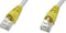 Telegärtner RJ45 (cross) Netwerkkabel Aansluitkabel CAT 6A S/FTP 7.50 m Grijs Vlambestendig, Snagless