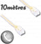 Telephone cable Lineaire TM20IH 10 m Ivory