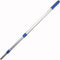 Telescopische steel 3 x 0,60 m voor mopframes met 3 gaatjes type G