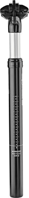 Telescopische verende zadelpen Ergotec SP-5.0 27.2 x 350 mm - zwart