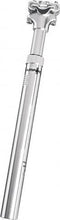Telescopische verende zadelpen Ergotec SP-5.0 ø27.2mm / 350 mm - zilver