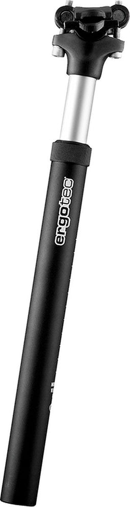 Telescopische verende zadelpen Ergotec SP-5.0 ø31,6mm / 350 mm - zwart