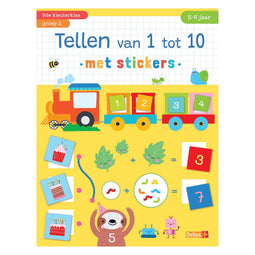 Tellen van 1 tot 10 met stickers 5-6 jaar