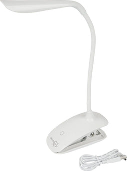 Bo-Camp - Lamp met klem - Oplaadbaar - 3 lichtstanden - 55 Lumen (1 stuk)