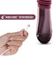 Temptasia - Trixie Stotende Dildo - Wijnrood