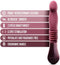 Temptasia - Trixie Stotende Dildo - Wijnrood